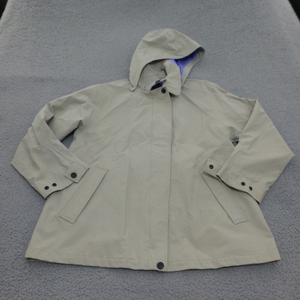 Patagonia Torrentshell 3L Rain Jacket Womens Medium Gray Hooded Full Zip